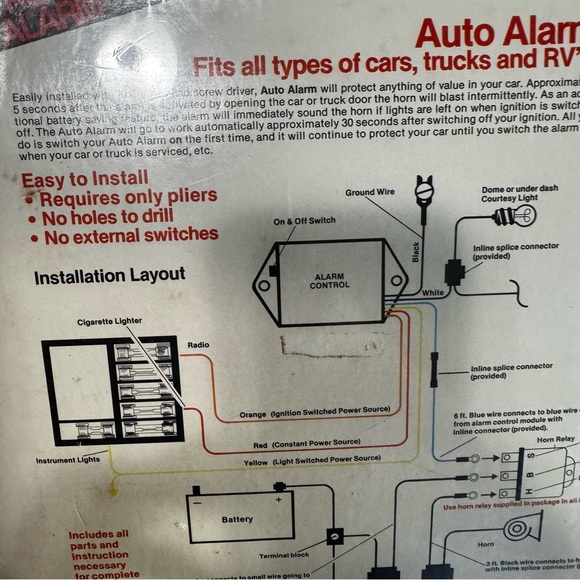 Rare Vintage Solid State Electronic Auto Burglar Alarm Store Display SI-5000 NEW - Picture 8 of 13